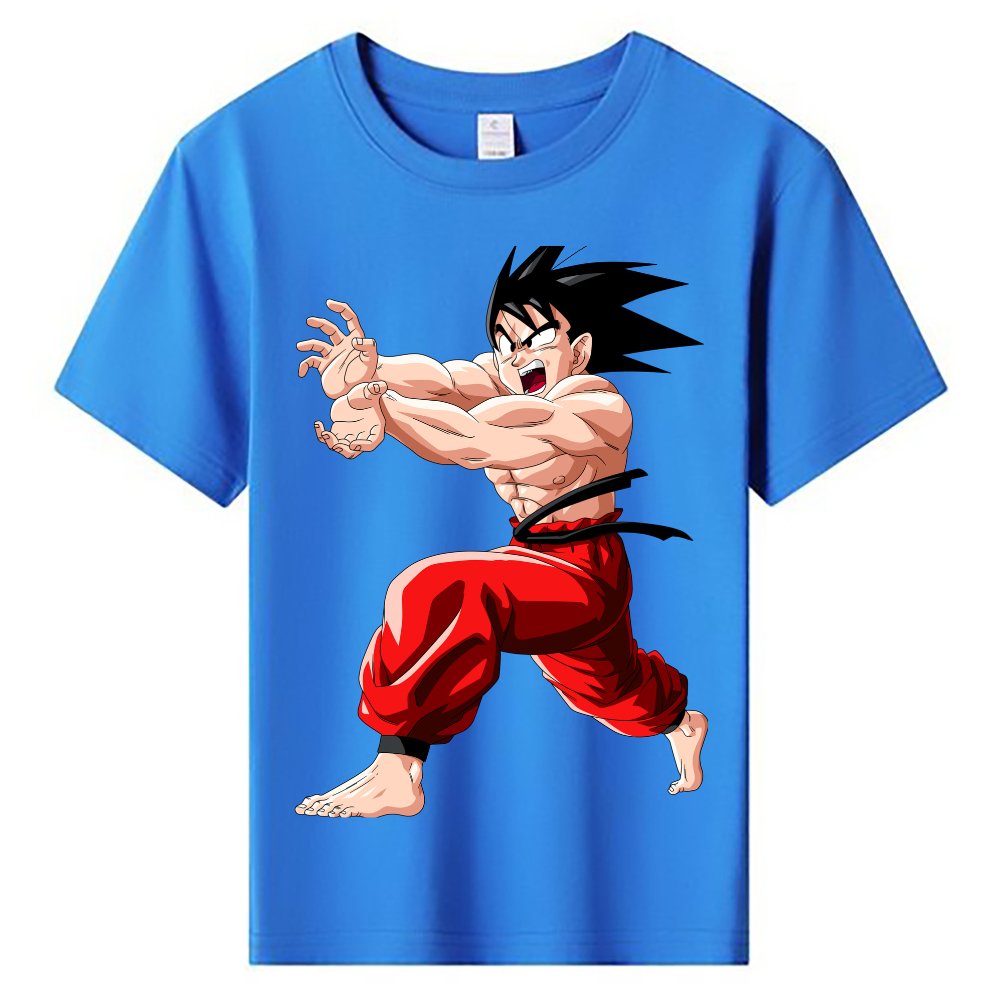 （画像用） ドラゴンボール 孫悟空（そん ごくう）Son Goku カカロット DRAGON BALL Kakarotto 綿100％キッズTシャツ（フロントプリント）